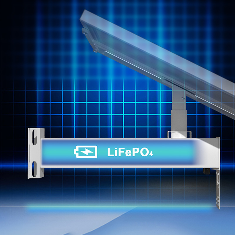 Batterie LiFePO4 pour vidéosurveillance solaire 24 h/24