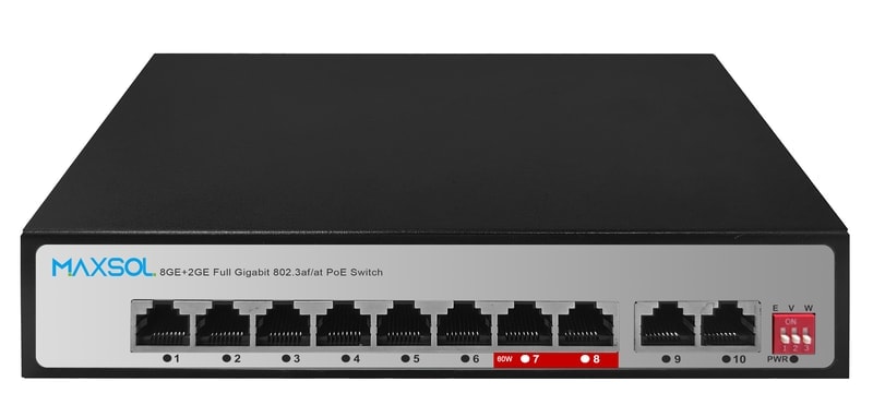 Switch PoE Gigabit non manageable Maxsol