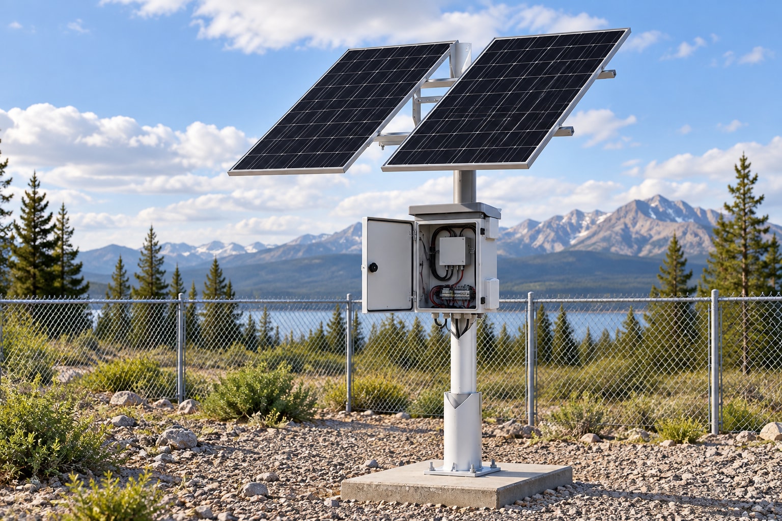 Système solaire Maxsol CS400150 avec deux modules photovoltaïques de 200 W et batterie LiFePO4 de 1 920 Wh
