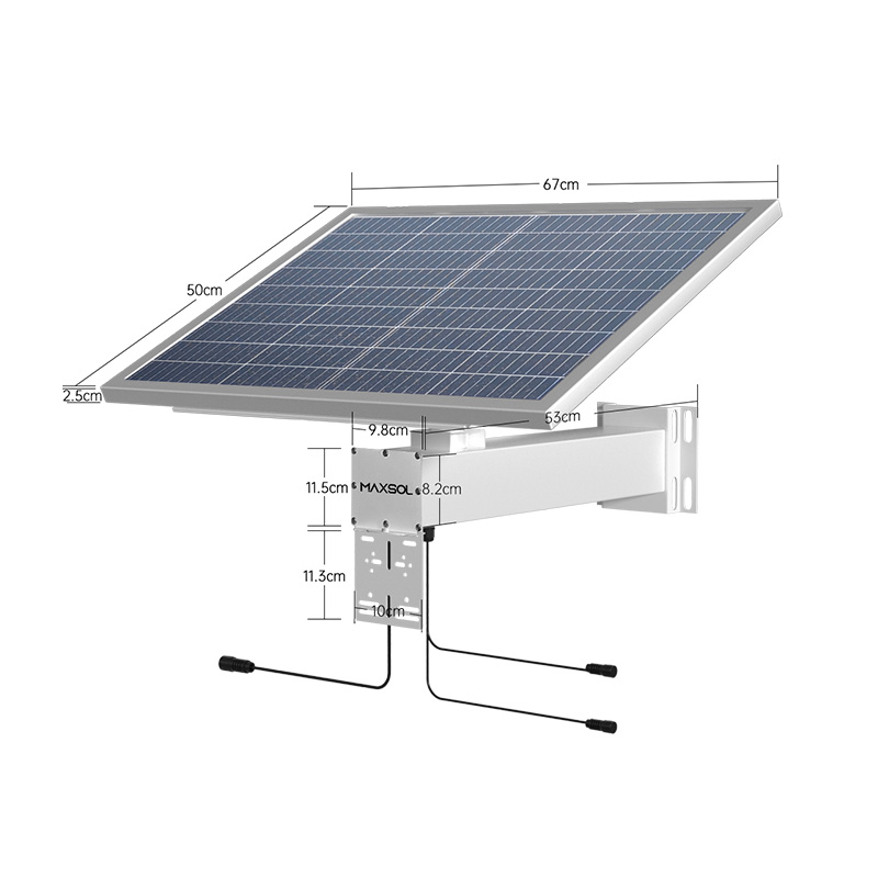 Kit solaire 60 W avec batterie LiFePO4 de 384 Wh
