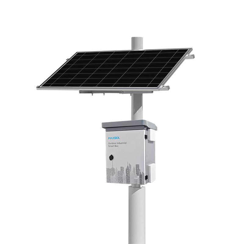 Système solaire 200W avec batterie LiFePO4 100Ah pour CCTV