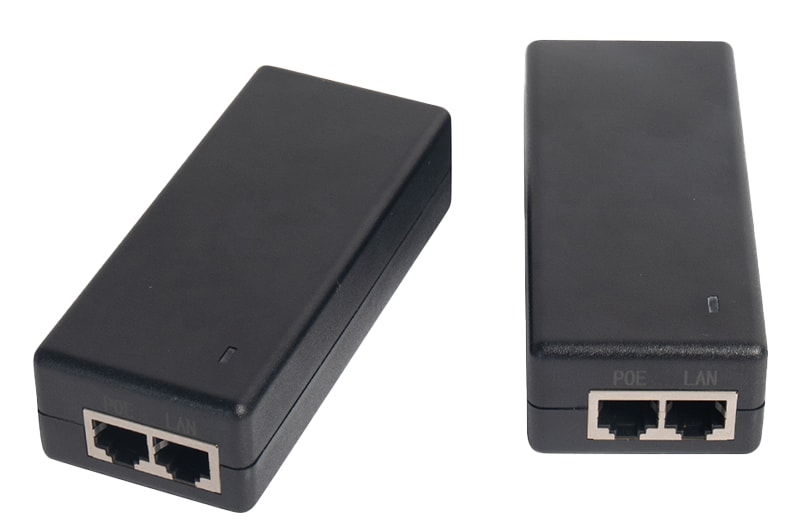 Injecteur PoE Gigabit 2GE, 24 W