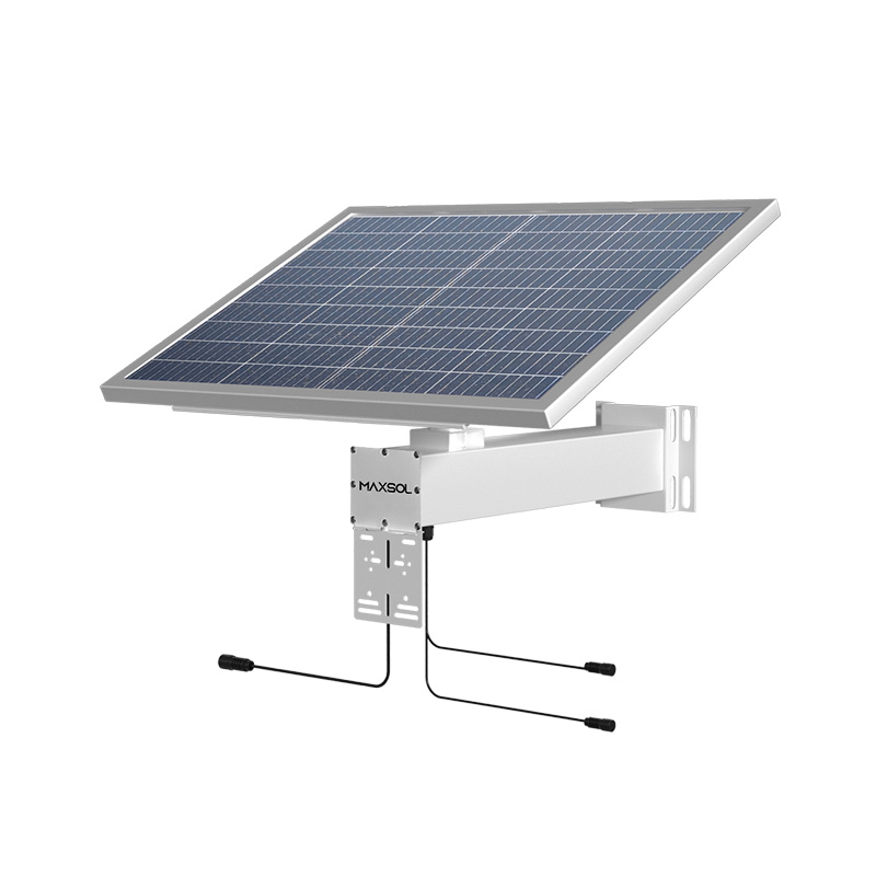 Alimentation solaire industrielle LiFePO4 80W pour CCTV