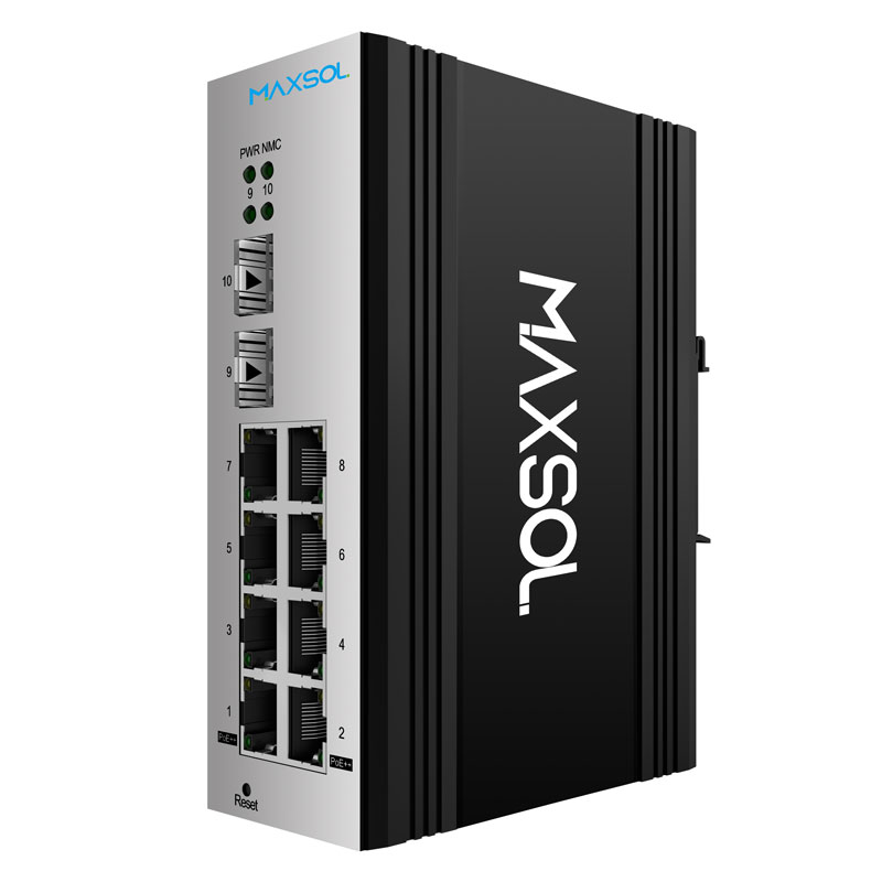 Commutateur industriel Gigabit PoE++ administrable à 8 ports