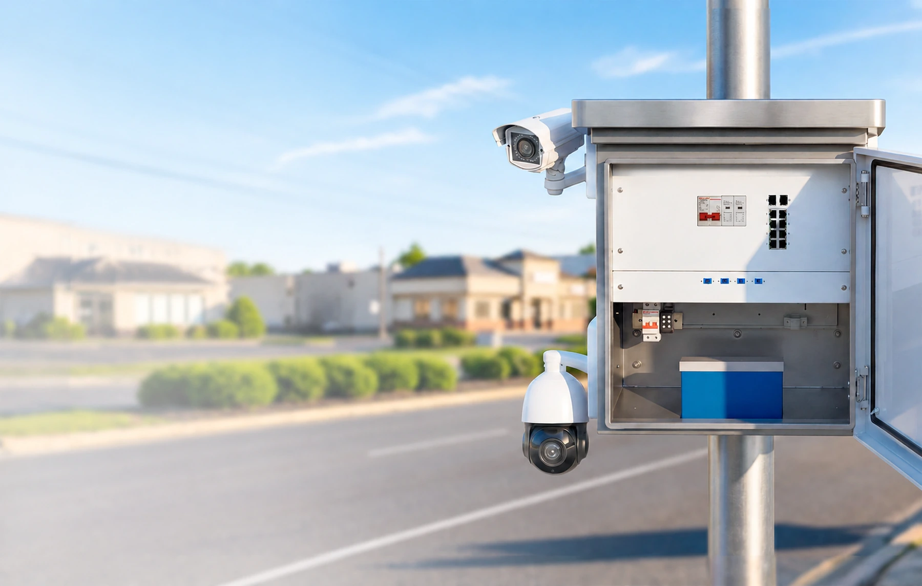 Coffret PoE industriel intelligent pour réseaux extérieurs