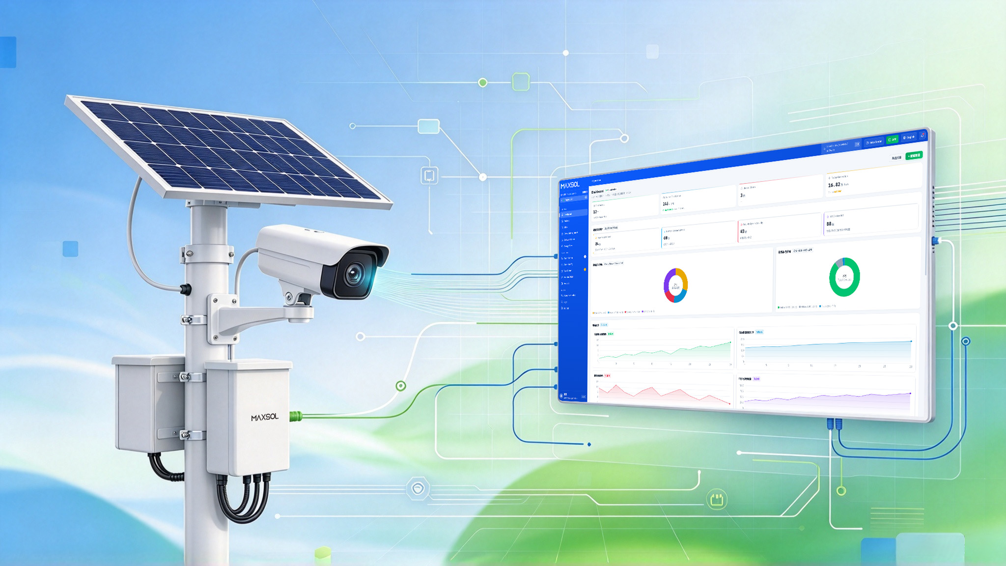Système d’alimentation solaire à commande intelligente