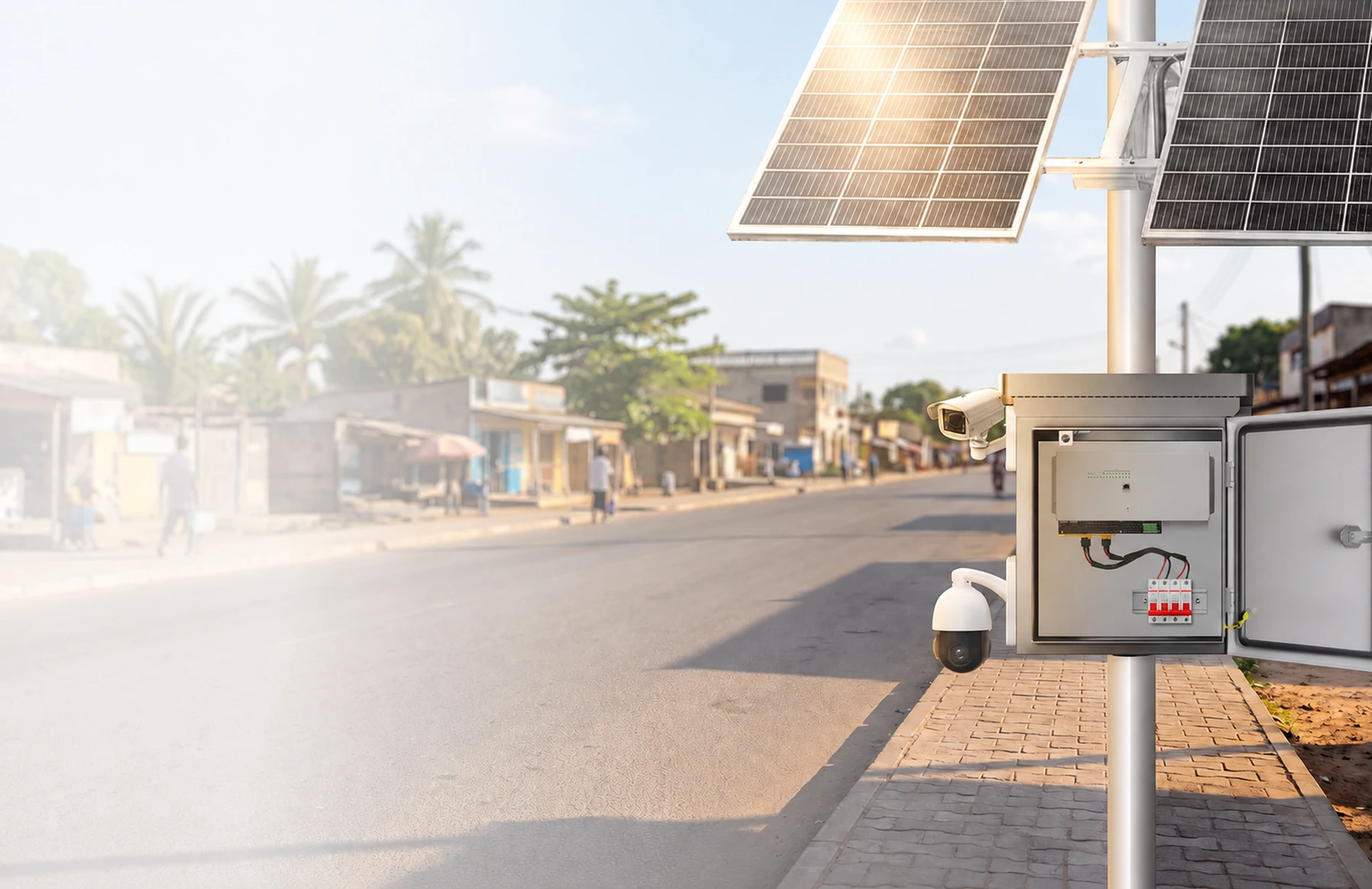 Système d’alimentation solaire à commande intelligente